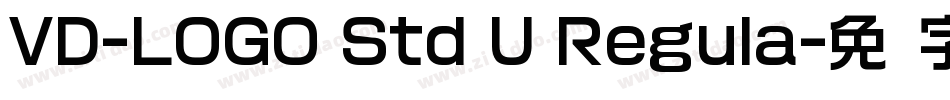 VD-LOGO Std U Regula字体转换